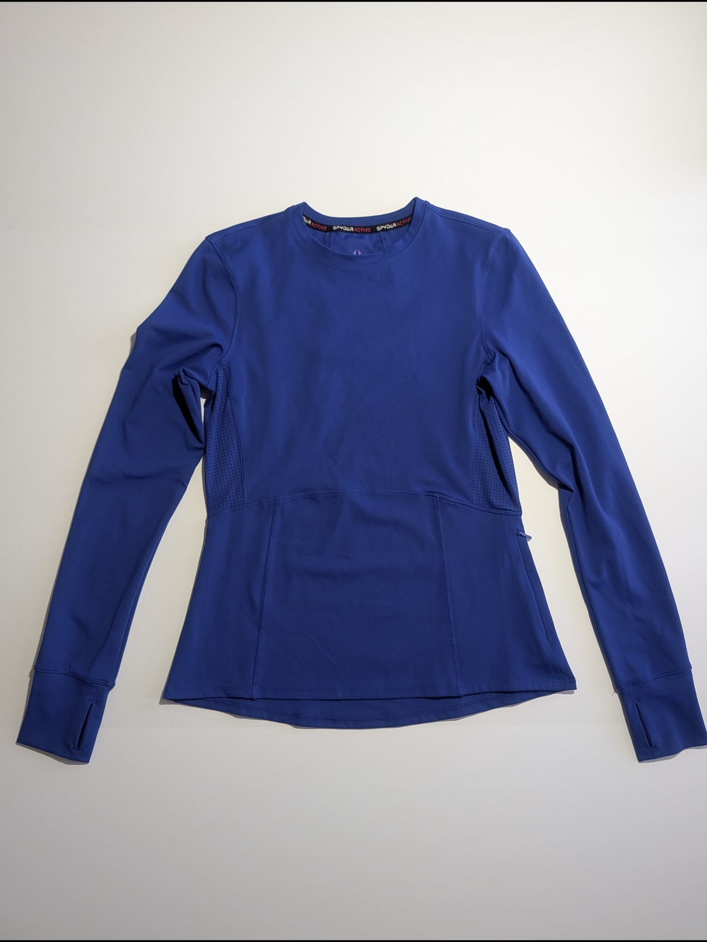 Spyder Women's Royal Blue Long-Sleeve Performance Top Size Small
